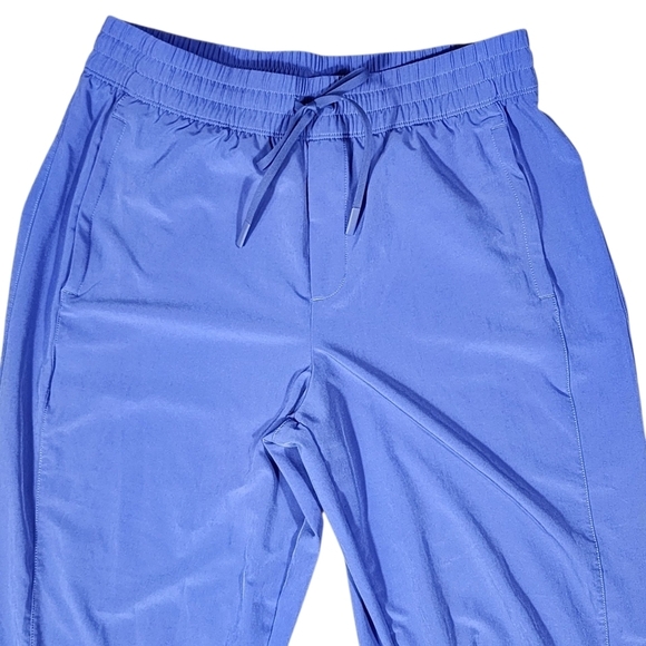 Athleta Arrival Casual Cropped Pants In Adonis Blue Womens Size 8 - Picture 3 of 8